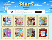Tablet Screenshot of mystarsgames.com